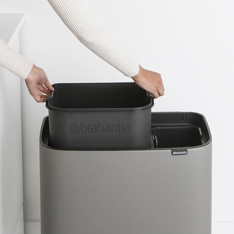 Brabantia Bo 34L Steel Touch Top Rubbish & Recycling